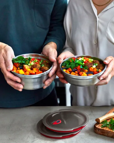 ENSEMBLE DE 2 BOLS MEAL PREP